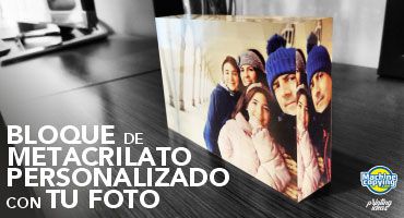 Bloque de metacrilato personalizado