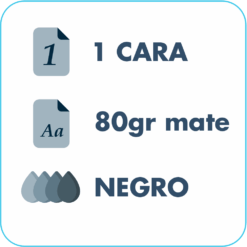 Impresiones BLANCO/NEGRO por una sola cara