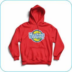 Sudadera de color rojo