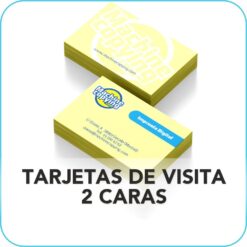 Tarjetas de visita por las dos caras