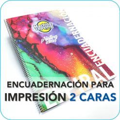 Encuadernación Espiral para impresiones por dos Caras