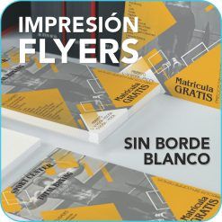 Flyers sin borde blanco